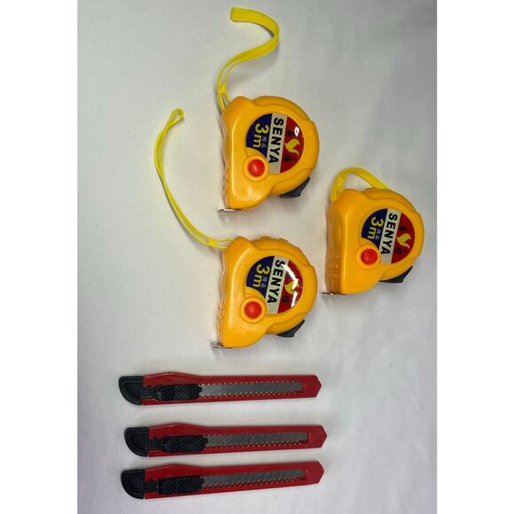 3-Pack 3m Tape Measures & 3 Utility Knives – DIY & Toolbox Essential 6-Piece - Picture 5 of 16